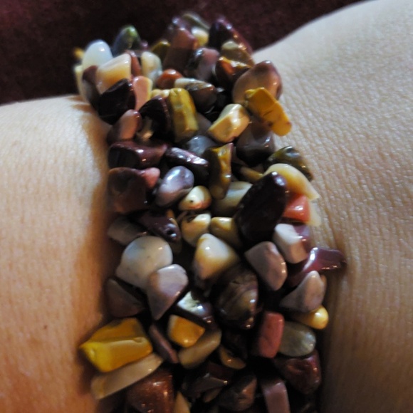 New multicolor  Brown stone bracelet - Picture 1 of 4